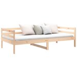 vidaXL Lit de jour sans matelas 80x200 cm bois de pin massif