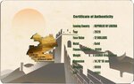 Pièce de monnaie en Or 12 Dollars g 0.031 (1/1000 oz) Millésime 2026 GREAT WALL OF CHINA 1/1000