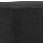 vidaXL Ensemble de canapés 3 Pièces avec coussins noir velours
