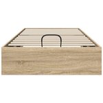 vidaXL Cadre de lit ottoman Chêne Sonoma 193 x 120 x 25 cm