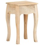 vidaXL Table de chevet 28x28x46 cm Bois de manguier massif