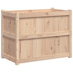vidaXL Jardinière 90x50x70 cm bois de pin massif