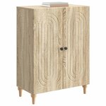 vidaXL Buffet Chêne Sonoma 66 x 34 5 x 90 cm Bois d'ingénierie