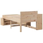 vidaXL Cadre de lit sans matelas 80x200 cm bois massif de pin