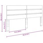 vidaXL Tête de lit Chêne artisanal 180 cm Bois d'ingénierie