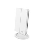 YOGHI Miroir Grossissant Triptyque pliable 21 LED - Lumiere blanc