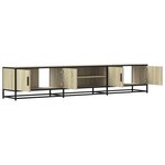 vidaXL Meuble TV chêne sonoma 210x35x41 cm bois d'ingénierie