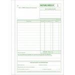 Manifold Factures micro-entrepreneur 21x14 8cm - 50 feuillets autocopiants dupli x 5 EXACOMPTA