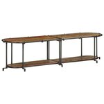 vidaXL Meuble TV 160x42x40 cm bois massif de récupération