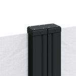 vidaXL Auvent latéral rétractable blanc 200x1200 cm