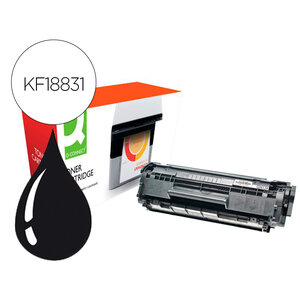 Q-connect toner laser - compatible Canon FX10-XL - Noir - 4000p