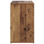 vidaXL Cabinet à chaussures Bois ancien 103x30x51 cm Bois d'ingénierie