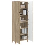 vidaXL Ensemble de Meubles 2 Pièces 66 x 34 5 x 90 cm Bois d'ingénierie