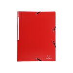 Chemise à élastiques 3 rabats PP OPAK - A4 - Coloris Aléatoire EXACOMPTA