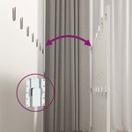 vidaXL Tête de lit avec armoires Blanc Bois d’ingénierie