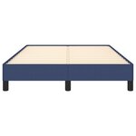 vidaXL Cadre de lit Bleu 120 x 200 cm Tissu