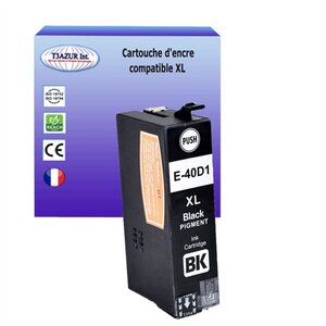 Cartouche compatible avec Epson SureColor SC-T3100M MFP T3100N remplace Epson T40D1- Noire 66ml