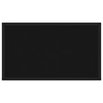 vidaXL Table console Noir 60x35x75 cm Verre trempé
