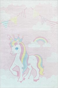 Tapis pour chambre Enfant 120 x 160 cm - Rose