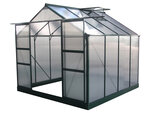 Serre jardin polycarbonate "Dahlia" Vert Sapin 6 15 m²