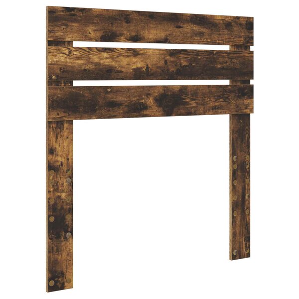 vidaXL Tête de lit Chêne fumé 90 cm Bois d'ingénierie