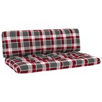 vidaXL Salon de jardin palette 6Pièces avec coussins bois de pin imprégné