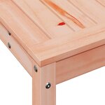 vidaXL Table de rempotage et étagère 82 5x35x75cm bois massif douglas