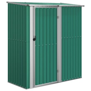 vidaXL Abri de jardin vert 180 5 x 97 x 209 5 cm Acier galvanisé