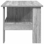 vidaXL Table basse Gris Sonoma 90 x 50 x 45 cm Bois d'ingénierie