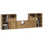 vidaXL Meubles TV 5 Pièces avec rangement ODDA bois de pin massif