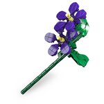 Mould King 24014 - Kit de construction de fleurs artificielles violettes