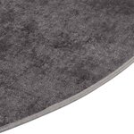 vidaXL Tapis lavable antidérapant φ120 cm gris