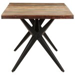 vidaXL Table de salle à manger 180x90x76cm Bois de récupération solide