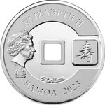 Pièce de monnaie en Argent 5 Dollars g 50 Millésime 2023 Everything Goes Well LONGEVITY