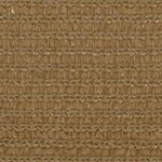vidaXL Voile d'ombrage 160 g/m² Taupe 4x5x6 8 m PEHD