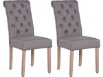 Lot de 2 Chaises "Estelle" - Gris