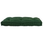 Coussin de canapé palette vidaXL en tissu vert