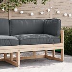 vidaXL Set de coussins de palette 3 Pièces Anthracite Tissu Oxford