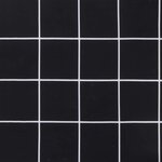 vidaXL Coussins Éparpillés À carreaux 4 Pièces Carreaux Noirs 60 x 60 cm