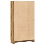 vidaXL Bibliothèque chêne artisanal 82 5x30 5x150 cm bois d'ingénierie