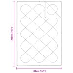 vidaXL Couettes & Duvets Blanc 140 x 200 cm Microfibre