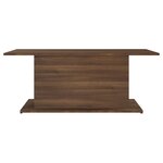 vidaXL Table basse Chêne marron 102x55 5x40 cm Aggloméré