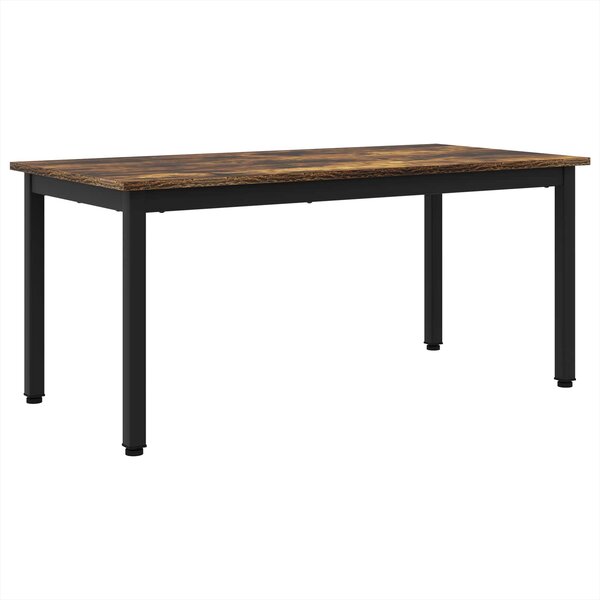 vidaXL Table basse Chêne Fumé 100 x 50 x 45 cm Bois d'ingénierie