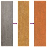 vidaXL Lit surélevé de jardin rouillé 240x40x77 cm acier corten
