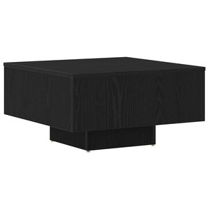 vidaXL Table basse Chêne noir 60 x 60 x 31 5 cm Bois d'ingénierie