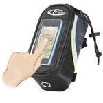 Tectake Étui a vélo pour Smartphone pour cadre de vélo, Imperméable - 18 x 8,5 x 8,5 cm