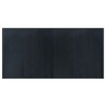 vidaXL Tapis rectangulaire gris 100x200 cm bambou