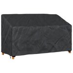 vidaXL Housse de banc de jardin 165 x 70 x 65 / 94 cm Tissu Oxford 600D