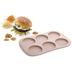 Moule à buns en silicone x 6 - Tescoma