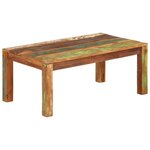 vidaXL Table basse 110x55x40 cm bois de récupération massif